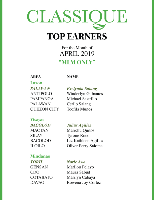 top earner
