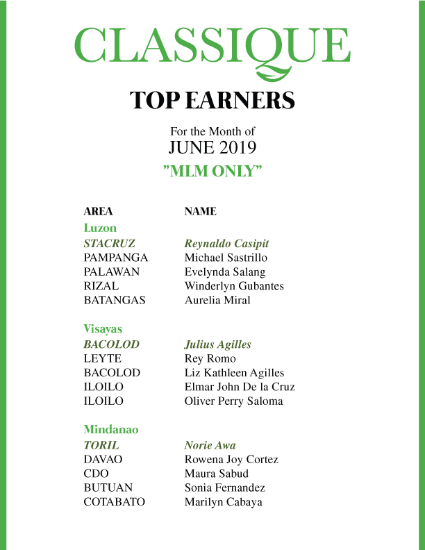 top earner